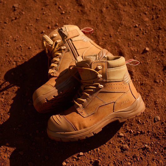 7954 Gina Safety Boot Wheat