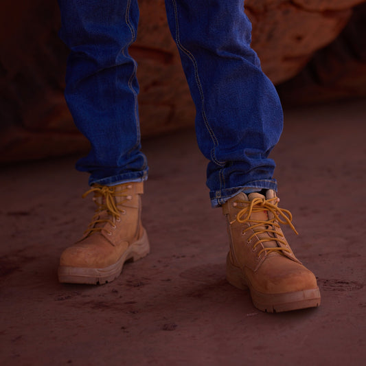 7106 Ian Safety Boot Wheat