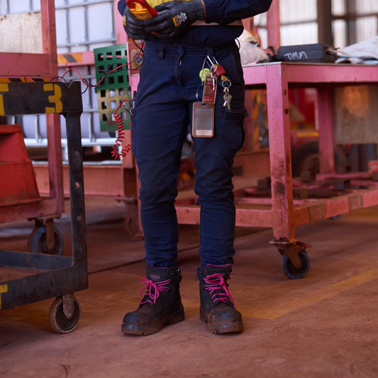 7954 Gina Safety Boot Black