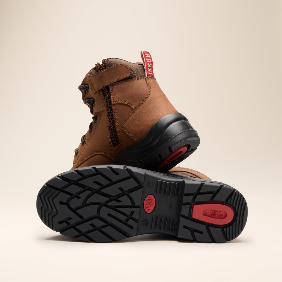 7106 Ian Safety Boot Rust– Rossi Boots