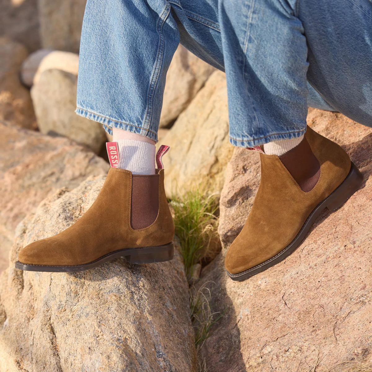 504 Colt Suede Boot Tan