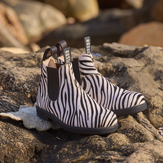 607 Booma Vivid Boot Zebra