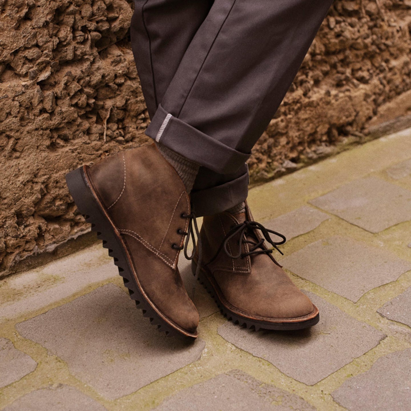 4046 Ripple Desert Boot Tan